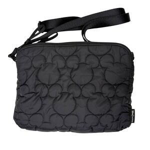 Disney x Vera Bradley Black Quilted Mickey Mouse Crossbody Bag